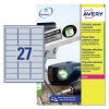 Etichette adesive in poliestere argento L6011-8 Contenuto: 216 Etichette / 8 Foglio