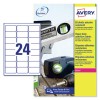 Etichette adesive in poliestere bianco L4773-100 Contenuto: 2.400 Etichette / 100 Foglio