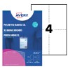 Porta Badge A6 in plastica 4834XL Contenuto: 50 Badge / 52 Inserti