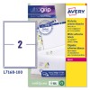 Etichette adesive in carta Ultragrip L7168-100 Contenuto: 200 Etichette / 100 Foglio