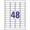 Etichette adesive in poliestere bianco L4778REV-20 45,7 x 21,2 mm