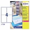 Etichette adesive trasparenti lucide L7786-25 Contenuto: 100 Etichette / 25 Pagina