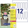 Cartellini stampabili per piante T3005-10 Contenuto: 120 Cartellini / 10 Fogli