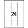Etichette adesive in poliestere bianco  L4773-8 63,5 x 33,9 mm