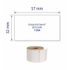 Etichette adesive in rotolo bianche multiuso AS0722540 32 x 57 mm