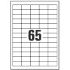 Etichette adesive trasparenti opache J8551-25 38,1 x 21,1 mm