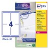 Etichette adesive in carta Ultragrip L7169-100 Contenuto: 400 Etichette / 100 Foglio