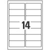 Etichette adesive in poliestere bianco L7063-20 99,1 x 38,1 mm