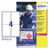 Etichette adesive in Teslin  B7169-50 Contenuto: 200 Etichette / 50 Foglio