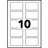 Badge adesivi per tessuti bianchi J4785-15 80 x 50 mm