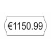 Etichette per prezzatrici a 1 linea PLP1226 26 x 12 mm