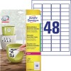 Etichette adesive in poliestere bianco L4778REV-20 Contenuto: 960 Etichette / 20 Foglio