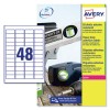 Etichette adesive in poliestere bianco  L4778-8 Contenuto: 384 Etichette / 8 Foglio