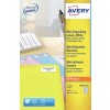 Etichette adesive rimovibili fluorescenti L7651Y-25