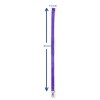 Lanyard in purple color measuring 44 cm in length and 15 mm in width, featuring a clip at the end.