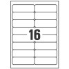 Etichette adesive trasparenti opache J8562-25 99,1 x 33,9 mm