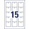Cartellini stampabili ultra resistenti T3003-10 50 x 50 mm