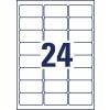 Etichette adesive in poliestere bianco J4773-10 63,5 x 33,9 mm
