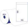 Etichette in rotolo a trasferimento termico diretto TD8060-25 103 x 199 mm