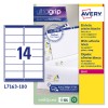 Etichette adesive in carta Ultragrip L7163-100 Contenuto: 1.400 Etichette / 100 Foglio